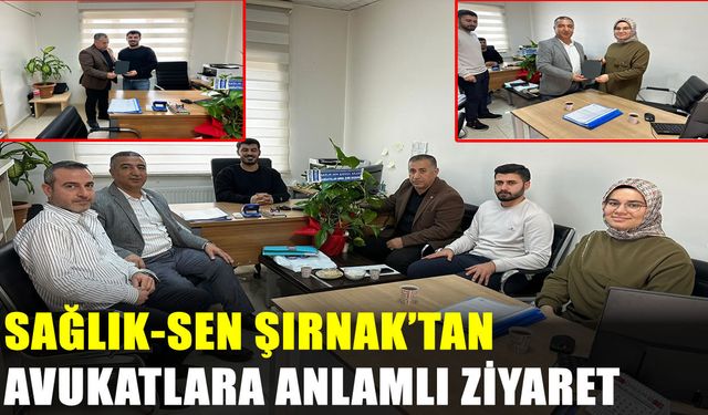 Sağlık-Sen Şırnak şubesi Avukatlar Günü’nü kutladı