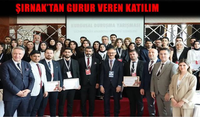 Şırnak Barosu’ndan Gurur Veren Katılım