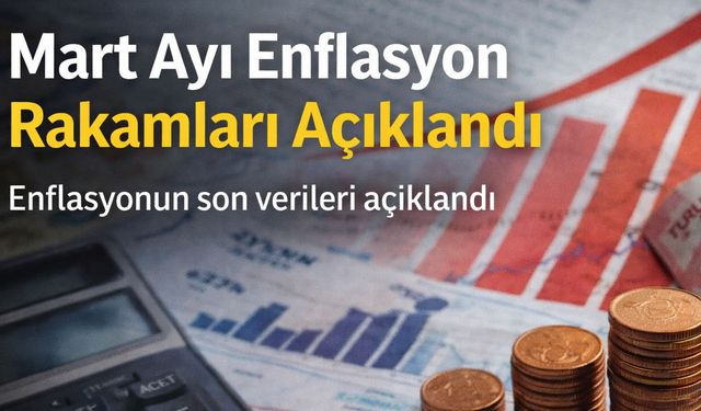Mart ayı enflasyon rakamları açıklandı