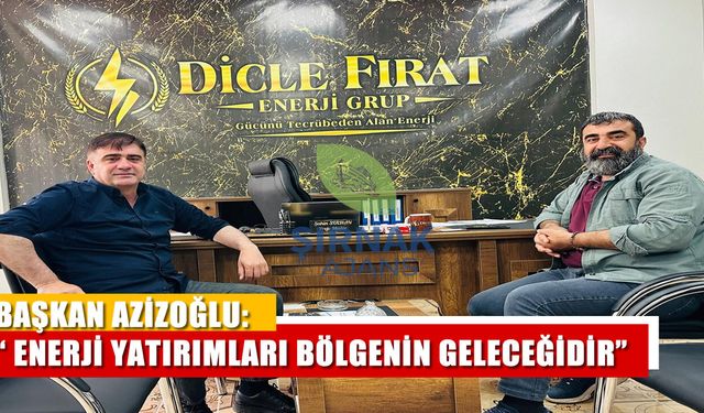 Başkan Azizoğlu “Enerji Yatırımları Bölgenin Geleceğidir”