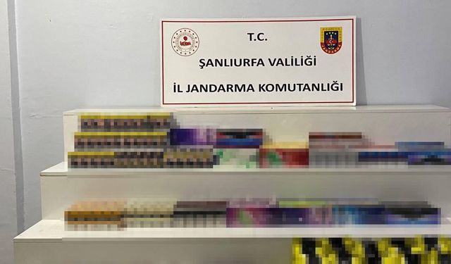 8 bin 958 paket gümrük kaçağı sigara ele geçirildi