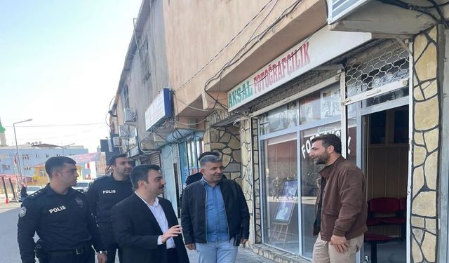 Kaymakam Atış, esnaf ve vatandaşlarla bir araya geldi