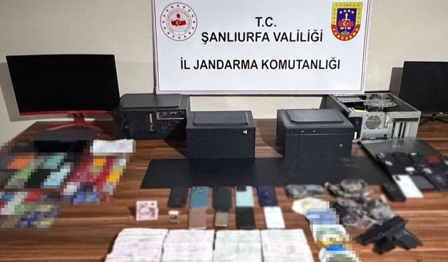 Şanlıurfa'da dolandırıcılık operasyonu, 14 gözaltı
