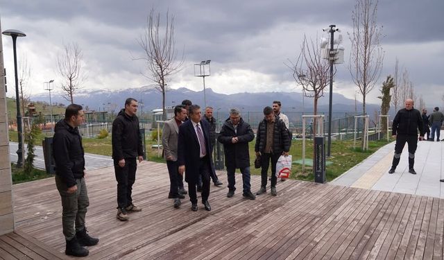 Şırnak Millet Bahçesi’nde Bahar Mesaisi Başladı