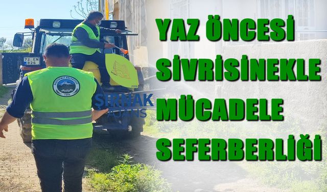 Başverimli’de yaz öncesi sivrisinekle mücadele seferberliği