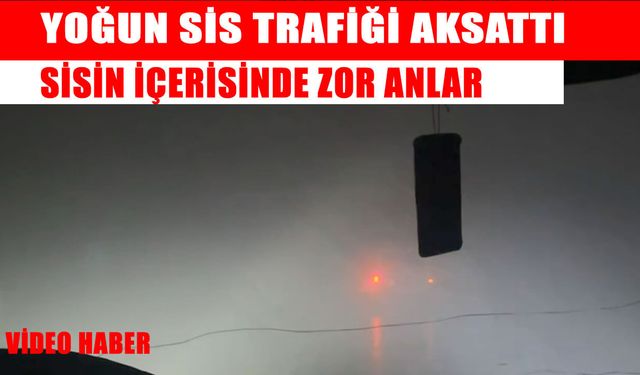 Şırnak’ta yoğun sis ulaşımı olumsuz etkiledi