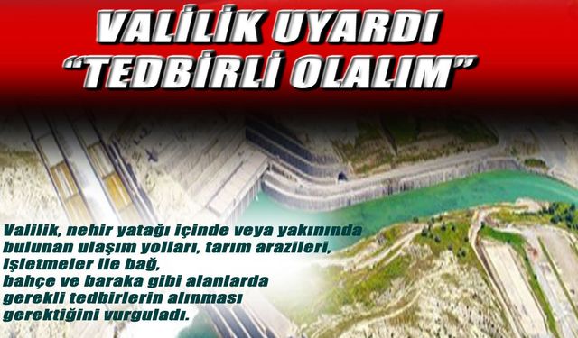 Şırnak Valiliği’nden hayati çağrı
