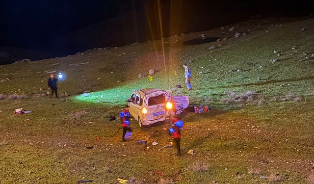 Cizre-İdil Yolunda Feci Kaza, 1 Ölü, 1 Ağır Yaralı