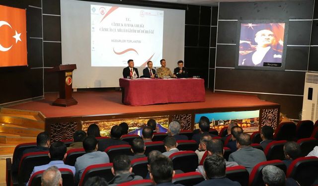 Cizre’de Eğitim Güvenliği Masaya Yatırıldı
