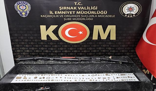 Şırnak’ta Tarihi Eser Operasyonu, 180 Obje Ele Geçirildi