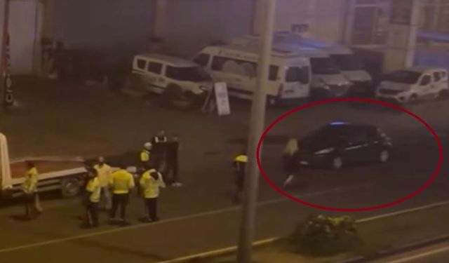 Alkollü halde polise yakalanınca sinir krizi geçirdi