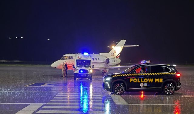 10 aylık bebek ambulans uçakla Ankara’ya sevk edildi