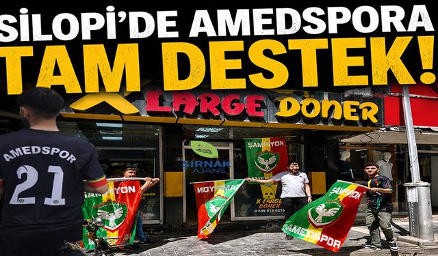 Silopi Tek Yürek, Amedspor İçin Sokaklar Yeşil-Kırmızı