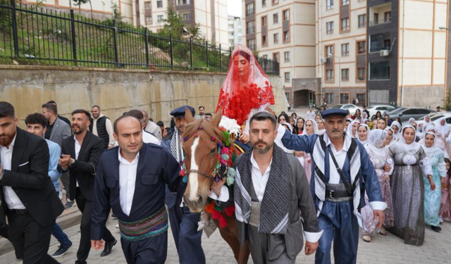 Şırnak’ta Asırlık Gelenekle Görkemli Düğün