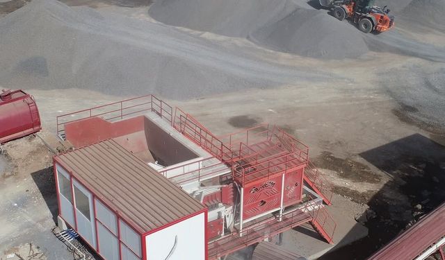 Şırnak Köy Yolları İçin Konkasör Tesisinde İnceleme