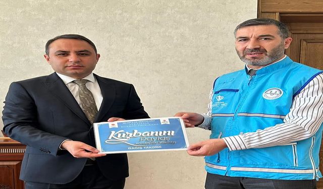 Kaymakam Partal’dan anlamlı bağış