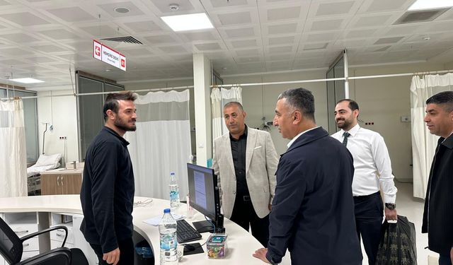 Sağlık-Sen’den Nöbetçi Personele Bayram Ziyareti