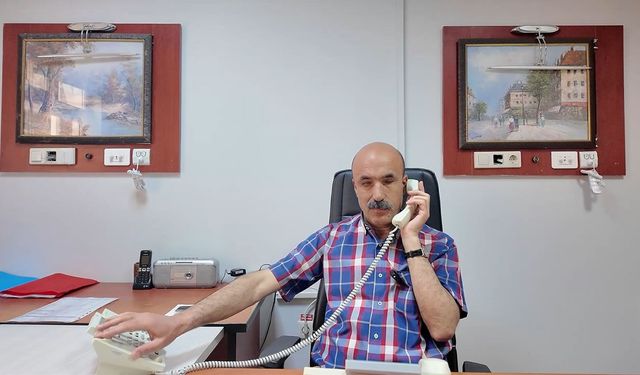 Görme engelli santral memuru bin 500 numarayı ezbere biliyor