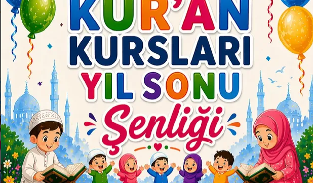 Şırnak’ta Miniklerin Kur’an Kursu Yıl Sonu Heyecanı