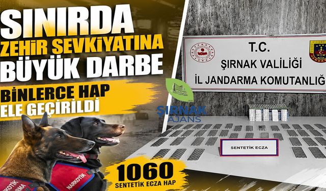 Sınırda zehir sevkiyatına büyük darbe