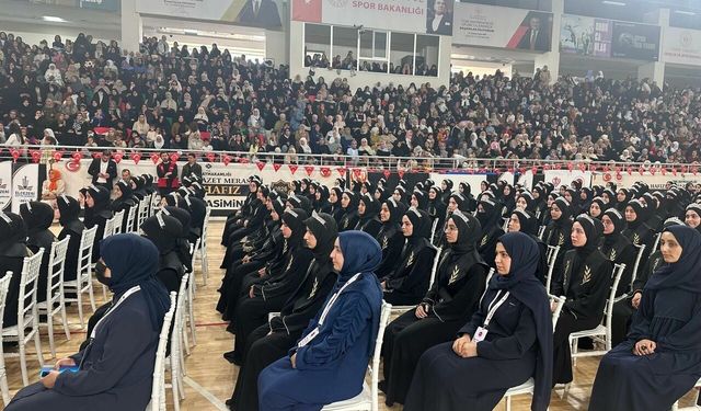 Cizre’de Hafızlık Coşkusu, İcazet Merasimine Yoğun Katılım