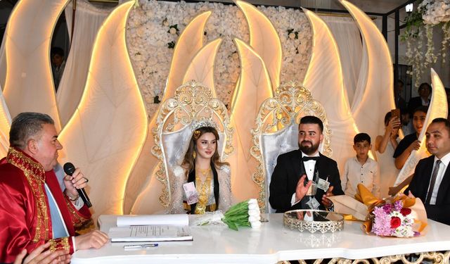 Silopi’de protokol şahitliğinde görkemli nikâh