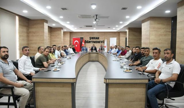 Şırnak’ta sporun geleceği masaya yatırıldı