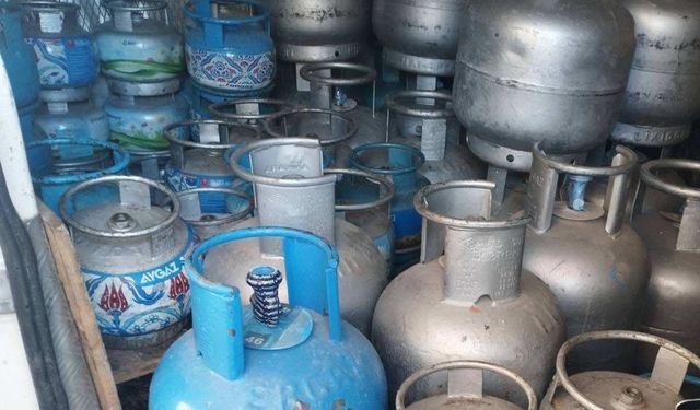 Jandarma denetiminde usulsüz tüp dolumu ortaya çıkarıldı
