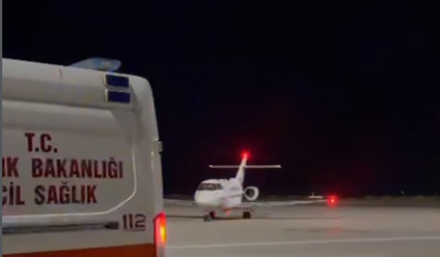 Cizre’de Minik Hasta İçin Hava Ambulansı Seferber Oldu