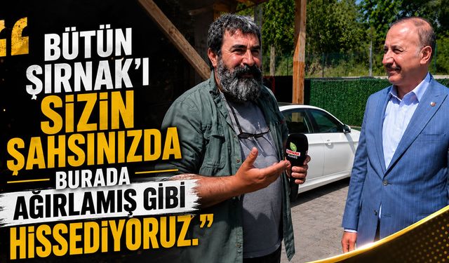 Isparta Valisi Erin’den Şırnak’a vefa dolu sözler