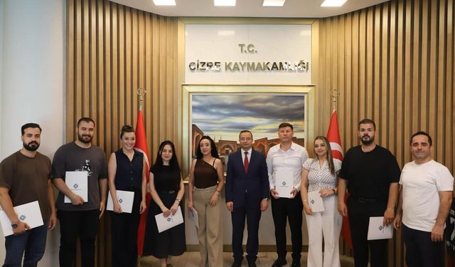 Cizre’de Öğretmenlere Başarı Belgesi