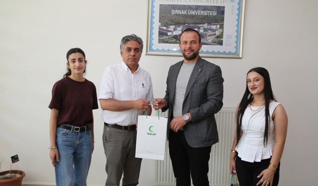 Şırnak üniversitesi Genç Yeşilay Kulübü’ne gönüllülük ödülü