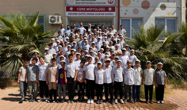 Cizre Müftüsü Baran Öğrencilerle Vedalaştı