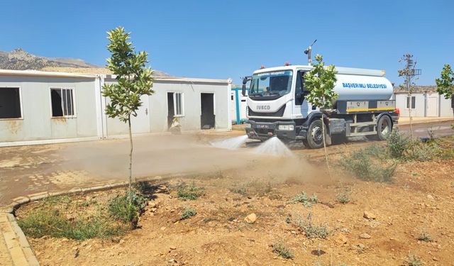 Silopi'de can dostlar için barınakta hijyen çalışması