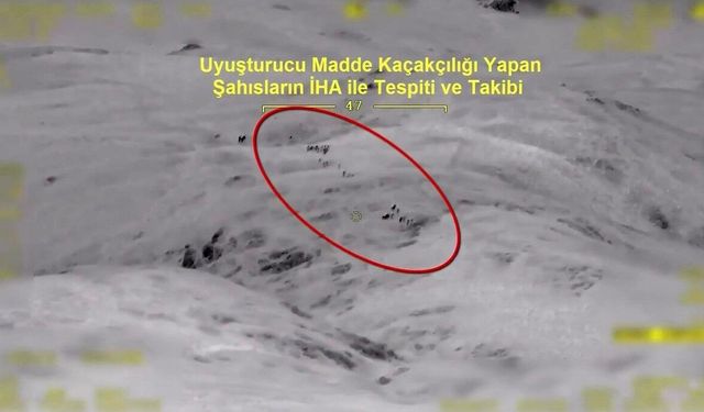 Komşu il sınırında 253 kilogram esrar ele geçirildi