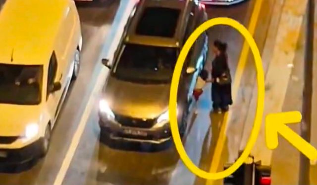 Dilencilik yapanlara dron destekli zabıta müdahalesi