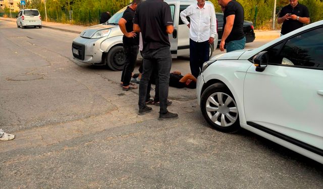 Nusaybin'de  otomobil ile motosiklet çarpıştı: 1 yaralı