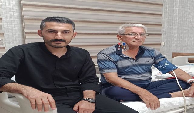 Silopi’de oğuldan babaya anlamlı böbrek bağışı