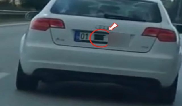 Otoyolda plaka gizleyerek seyreden araca 140 bin TL ceza
