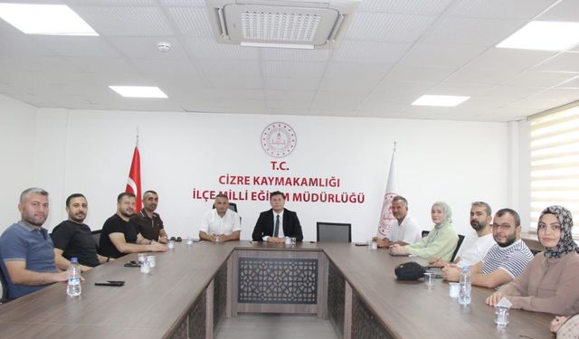 Cizre’de anaokulu müdürleriyle yeni eğitim yılı hazırlıkları değerlendirildi