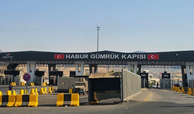 Habur Sınır Kapısı’nda ihracat çıkışında yeni rekor, 2 bin 102 araç
