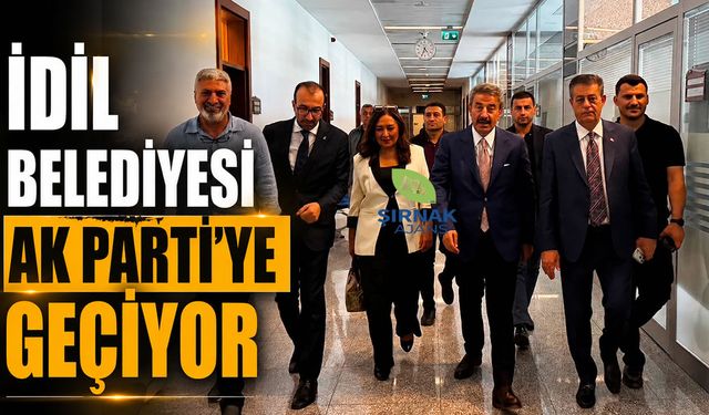 İdil Belediyesi AK Parti’ye geçiyor