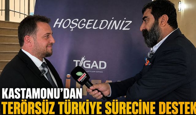 Kastamonu’dan Terörsüz Türkiye sürecine destek