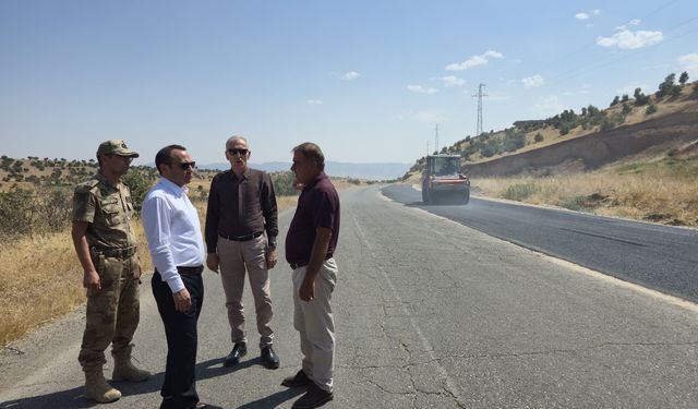 Kaymakam Partal’dan Görümlü Yolu’nda İnceleme