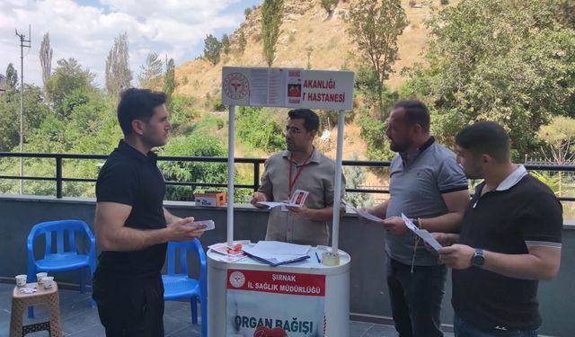 Uludere’de Organ Bağışına Dikkat Çekildi