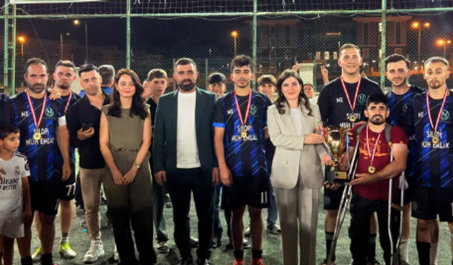 Silopi'de 6. Geleneksel Futbol Turnuvası Sona Erdi