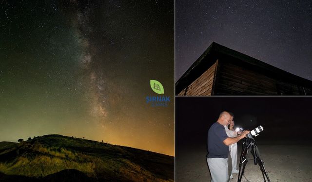 15 Fotoğrafçı Şırnak’ın Gökyüzünü Gece Boyunca Fotoğrafladı