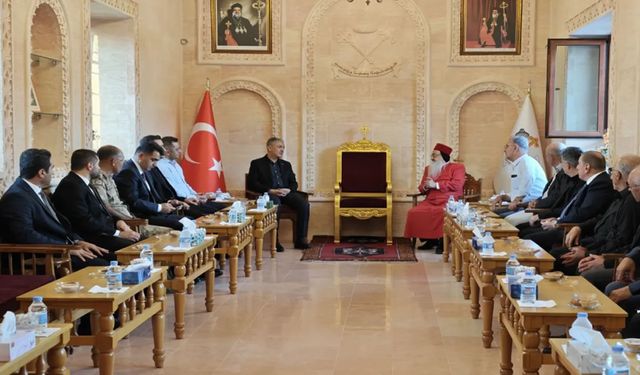 Mardin Valisi Akkoyun Süryani vatandaşın taziyesine katıldı