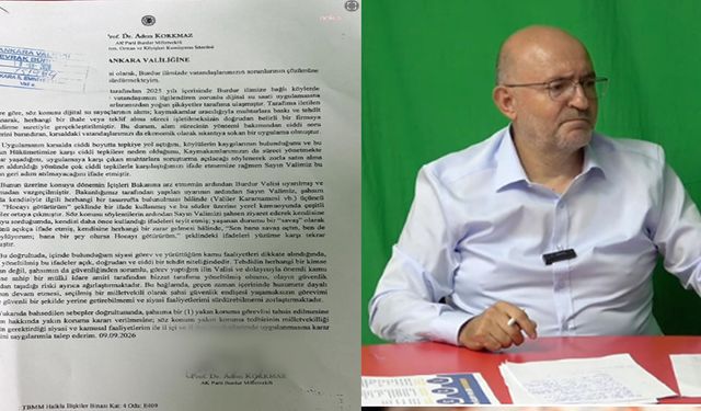 Vali vekili tehdit etti iddiası