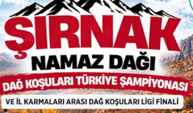 Şırnak’ta Dağ Koşuları Şampiyonası Heyecanı